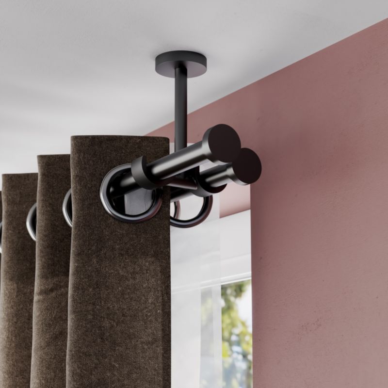 Drążek GoodHome Tinos 19 mm 240 cm szary