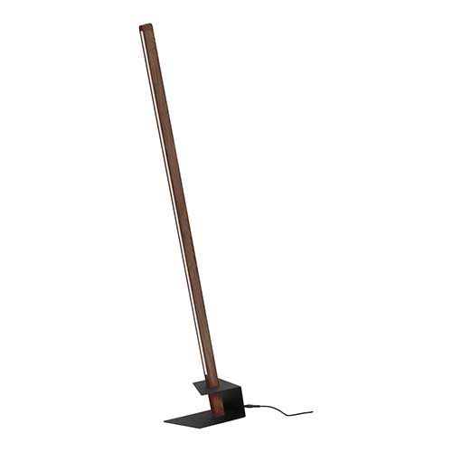 Drewniana Lampa Podłogowa SPOT Light 1xLED 24V Zintegrowany 18W Drewno Sosnowe Orzechowe FSC Ściemniacz Dotykowy, 1 szt.