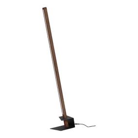 Drewniana Lampa Podłogowa SPOT Light 1xLED 24V Zintegrowany 18W Drewno Sosnowe Orzechowe FSC Ściemniacz Dotykowy, 1 szt.
