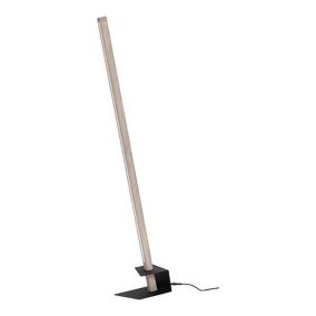 Drewniana Lampa Podłogowa SPOT Light 1xLED 24V Zintegrowany, 18W Drewno Sosnowe Szare FSC, Ściemniacz Dotykowy, 1 szt.