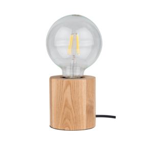 Drewniana Lampa Stołowa SPOT Light 1xE27 Max.25W Dąb Olejowany FSC, Polski Producent, 1 szt.