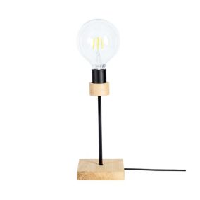 Drewniana Lampa Stołowa SPOT Light  1xE27 Max.25W Dąb Olejowany FSC w Nowoczesnym Stylu, Polski Producent, 1 szt.