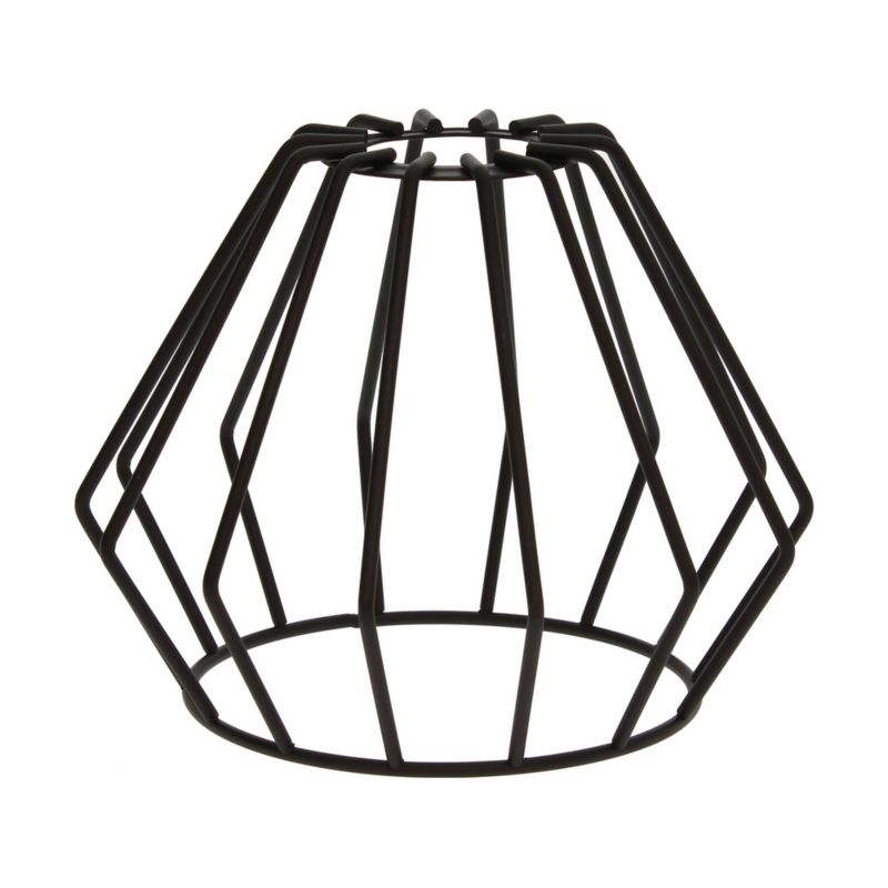Drewniana Lampa Sufitowa SPOT Light  1xE27 Max.60W Drewno Sosnowe Orzechowe FSC z Czarnym Kloszem, 1 szt.