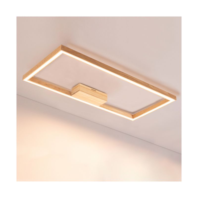 Drewniana Lampa Sufitowa SPOT Light  1xLED 24V 34W Dąb Olejowany FSC, Polski Producent, 1 szt.