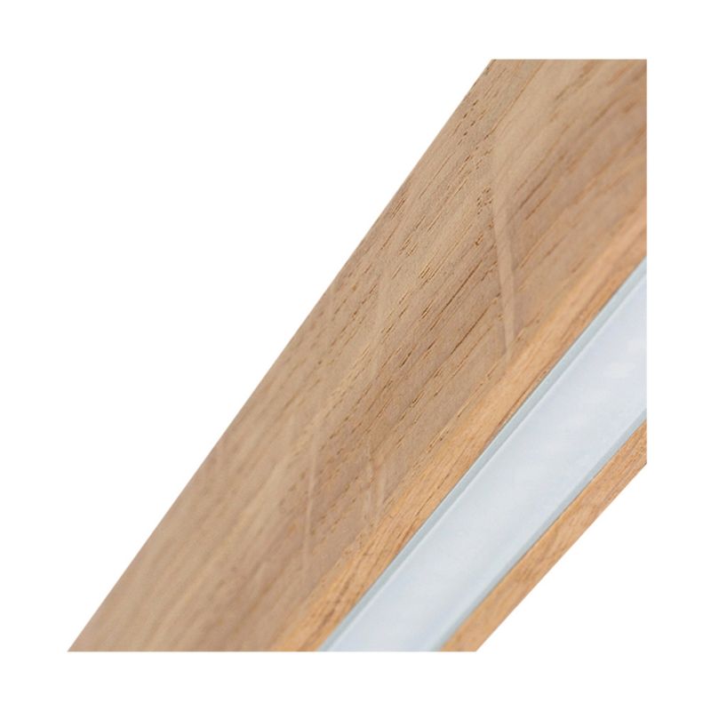 Drewniana Lampa Sufitowa SPOT Light  1xLED 24V 34W Dąb Olejowany FSC, Polski Producent, 1 szt.