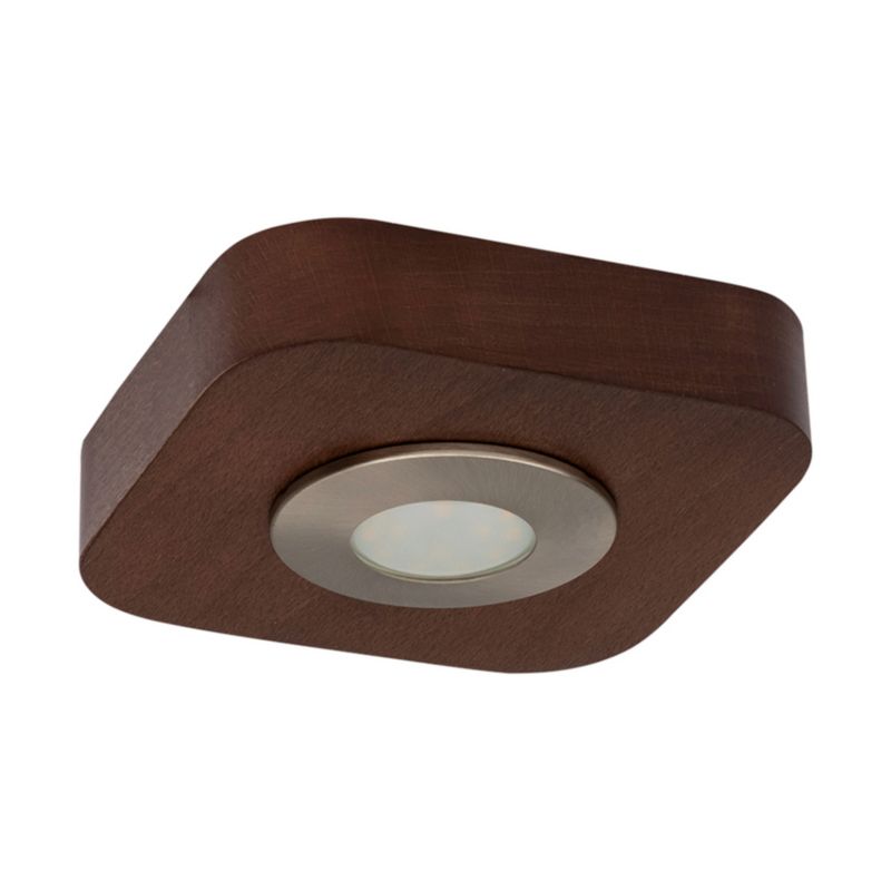Drewniana Lampa Sufitowa SPOT Light  1xLED 5W Drewno Bukowe Orzechowe FSC, Polski Producent, 1 szt.