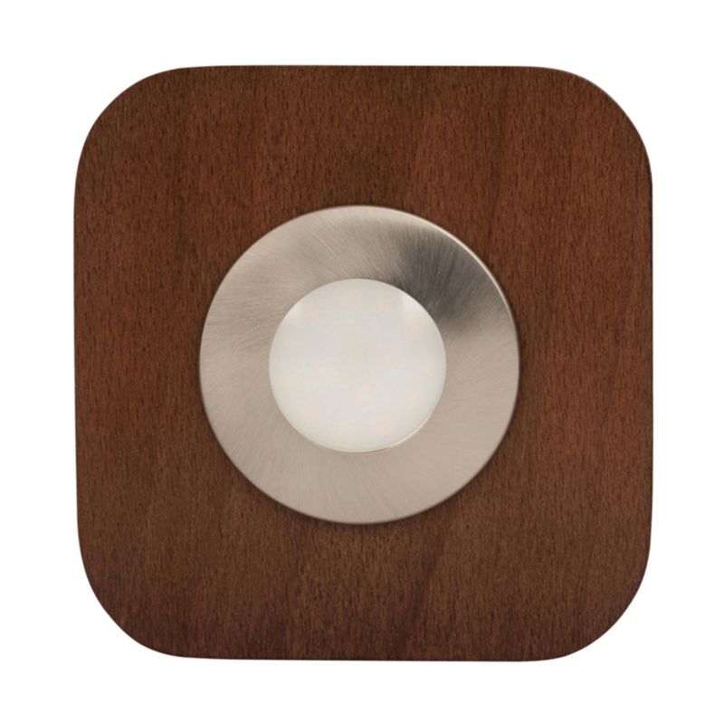 Drewniana Lampa Sufitowa SPOT Light  1xLED 5W Drewno Bukowe Orzechowe FSC, Polski Producent, 1 szt.