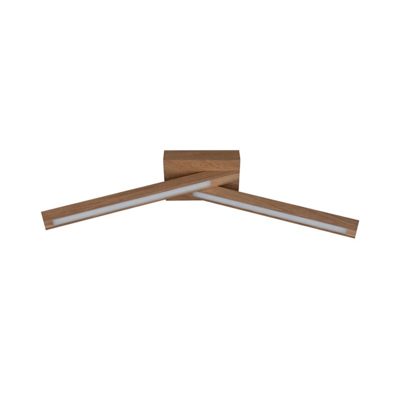 Drewniana Lampa Sufitowa SPOT Light  2xLED 9W Dąb Olejowany FSC, Polski Producent, 1 szt.