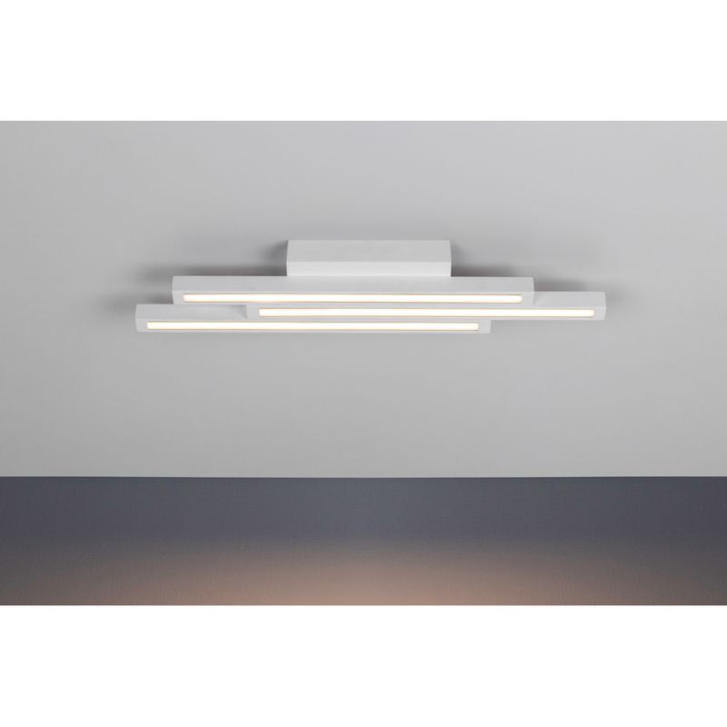 Drewniana Lampa Sufitowa SPOT Light  3xLED 18W Drewno Bukowe Białe FSC, Polski Producent, 1 szt.
