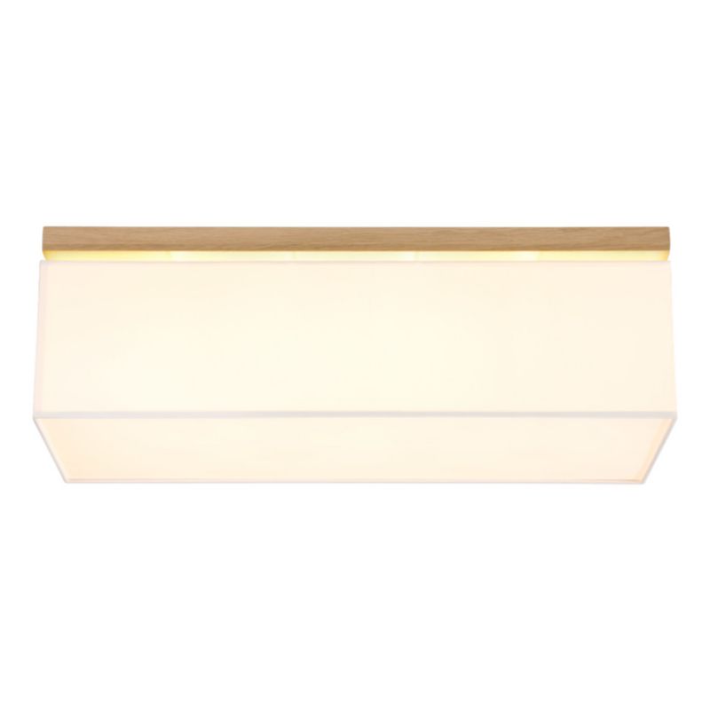 Drewniana Lampa Sufitowa SPOT Light 4xE27 Max.25W Dąb Olejowany FSC z Białym Abażurem, Polski Producent, 1 szt.