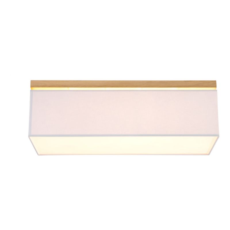 Drewniana Lampa Sufitowa SPOT Light 4xE27 Max.25W Dąb Olejowany FSC z Szarym Abażurem, Polski Producent, 1 szt.