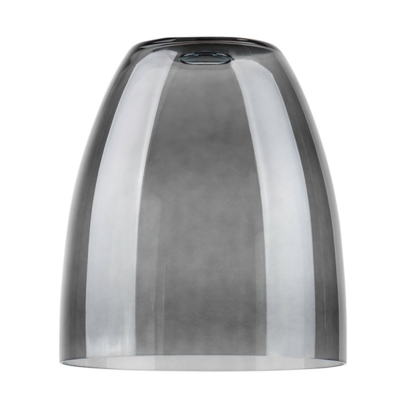 Drewniana Lampa Wisząca SPOT Light  1xE27 Max.60W Dąb Olejowany FSC, Szklany Dymiony Klosz, Polski Producent, 1szt.