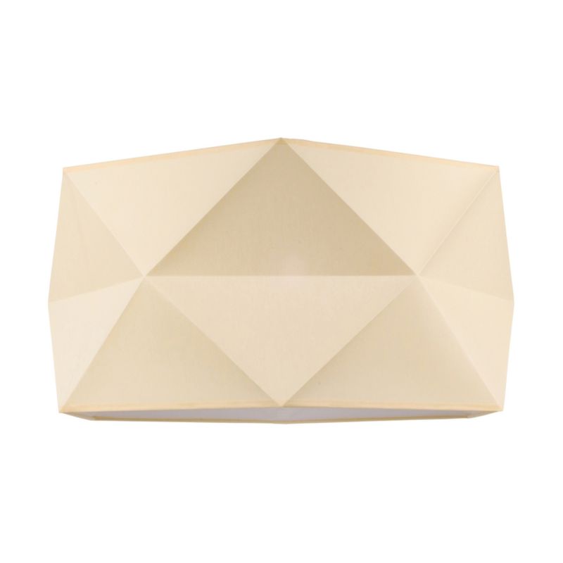 Drewniana Lampa Wisząca SPOT Light  1xE27 Max.60W Naturalna Brzoza FSC z Kremową Tkaniną, Polski Producent, 1 szt.