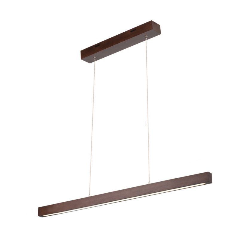 Drewniana Lampa Wisząca SPOT Light  1xLED 12W Drewno Bukowe Orzechowe FSC, Ściemniacz Dotykowy, 1 szt.