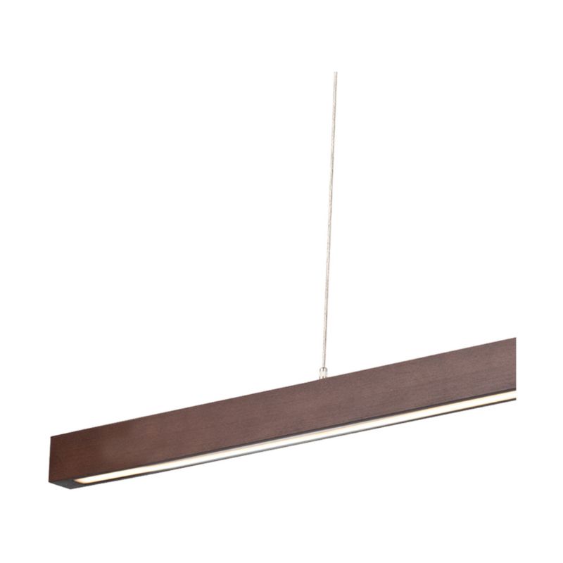 Drewniana Lampa Wisząca SPOT Light  1xLED 12W Drewno Bukowe Orzechowe FSC, Ściemniacz Dotykowy, 1 szt.