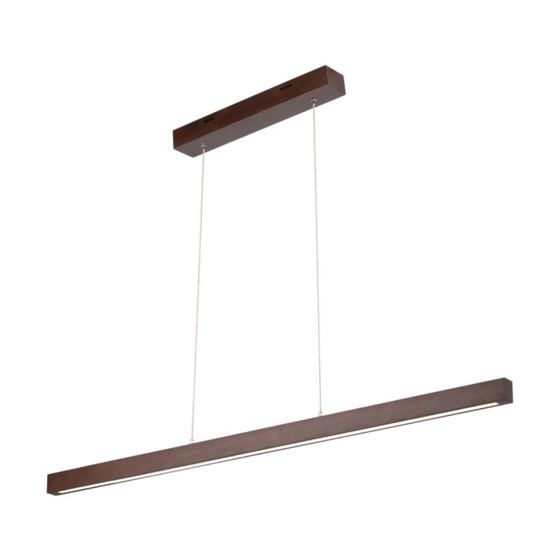 Drewniana Lampa Wisząca SPOT Light  1xLED 15W Drewno Bukowe Orzechowe FSC, Ściemniacz Dotykowy, 1 szt.