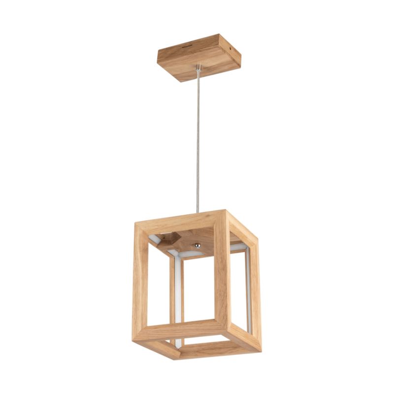 Drewniana Lampa Wisząca SPOT Light 1xLED 21W Dąb Olejowany FSC, Polski Producent, 1 szt.