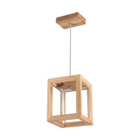 Drewniana Lampa Wisząca SPOT Light 1xLED 21W Dąb Olejowany FSC, Polski Producent, 1 szt.