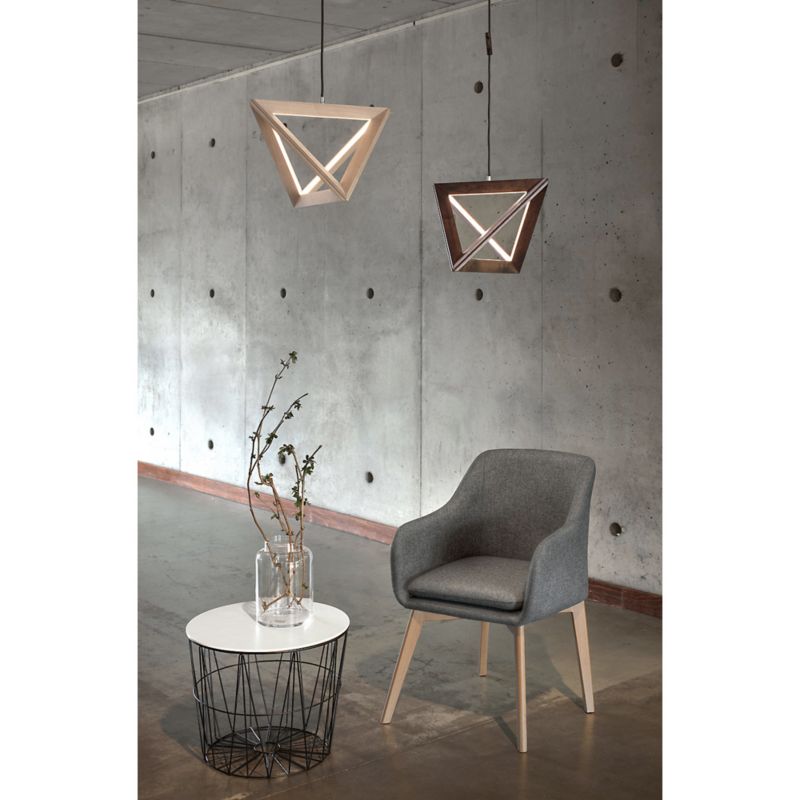 Drewniana Lampa Wisząca SPOT Light  1xLED 27W Dąb Olejowany FSC, Polski Producent, 1 szt.