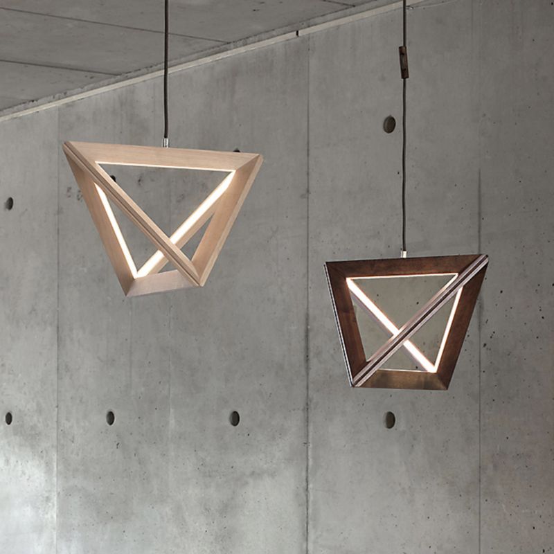 Drewniana Lampa Wisząca SPOT Light  1xLED 27W Dąb Olejowany FSC, Polski Producent, 1 szt.