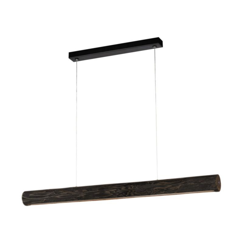 Drewniana Lampa Wisząca SPOT Light 1xLED 33W Sosna Bejcowana Czarna FSC, Ściemniacz Dotykowy, 1 szt.