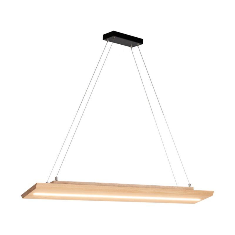 Drewniana Lampa Wisząca SPOT Light  2xLED 11.5W Dąb Olejowany FSC z Akcentem Czerni, Ściemniacz Dotykowy 1szt.