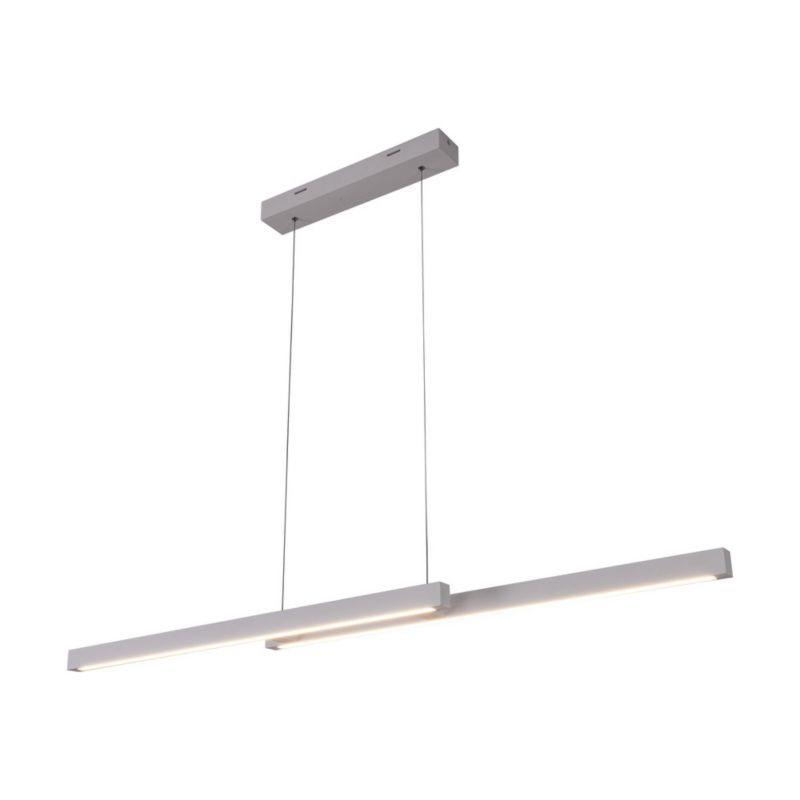 Drewniana Lampa Wisząca SPOT Light  2xLED 22.5W Drewno Bukowe Białe FSC, Ściemniacz Dotykowy, 1 szt.