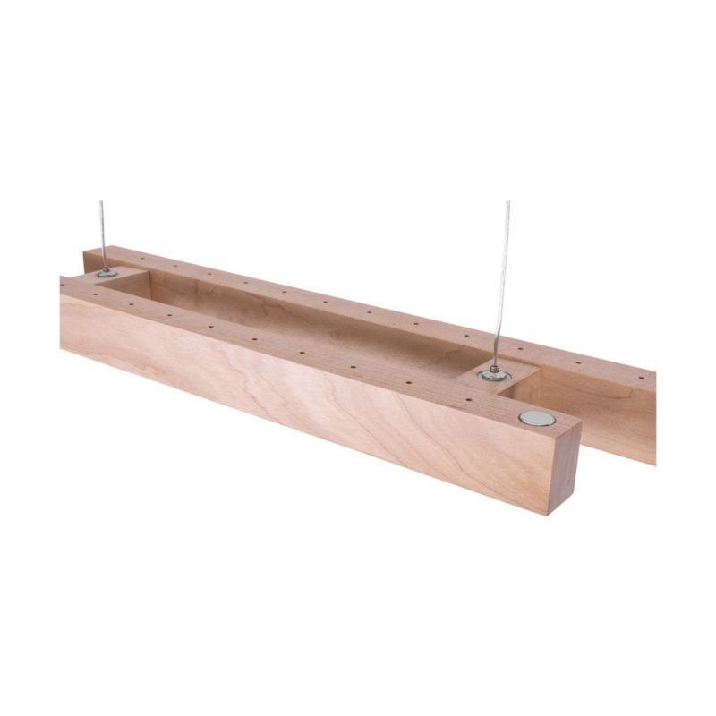 Drewniana Lampa Wisząca SPOT Light  2xLED 22.5W Naturalna Brzoza FSC, Ściemniacz Dotykowy, 1 szt.