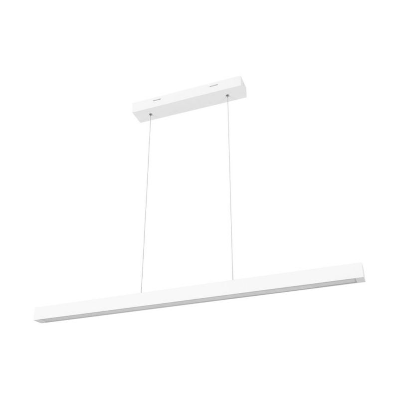 Drewniana Lampa Wisząca SPOT Light  2xLED 28.5W Drewno Bukowe Białe FSC, Ściemniacz Dotykowy, 1 szt.