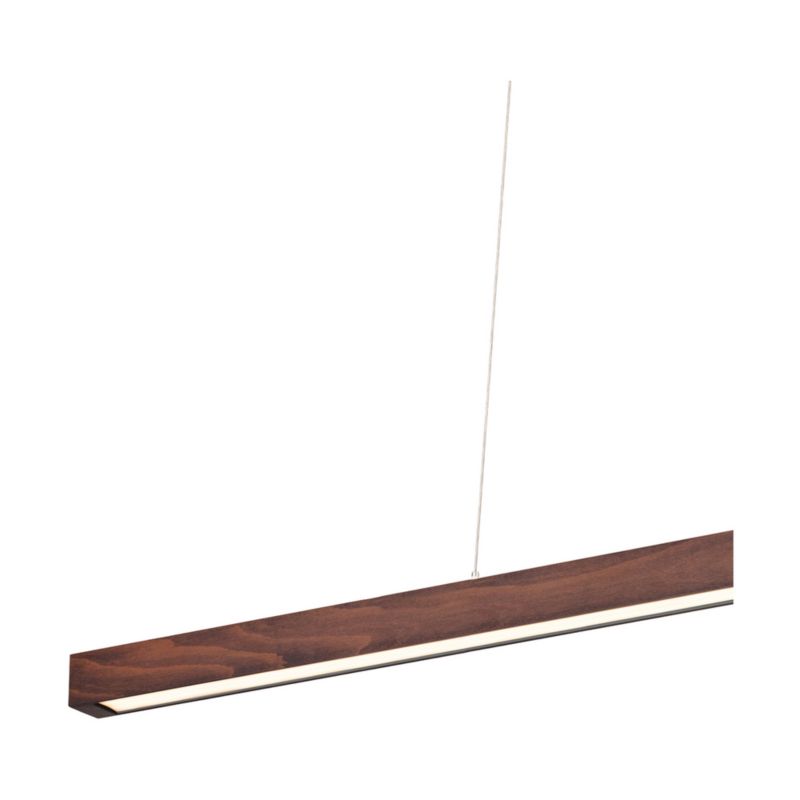 Drewniana Lampa Wisząca SPOT Light 2xLED 34.5W Drewno Bukowe Orzechowe FSC, Ściemniacz Dotykowy, 1 szt.