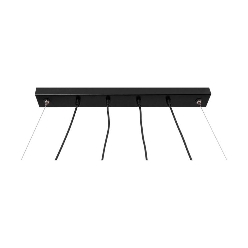 Drewniana Lampa Wisząca SPOT Light 4xE27 Max.60W Drewno Sosnowe Brązowe FSC z Akcentami Czerni, Polski Producent, 1 szt.