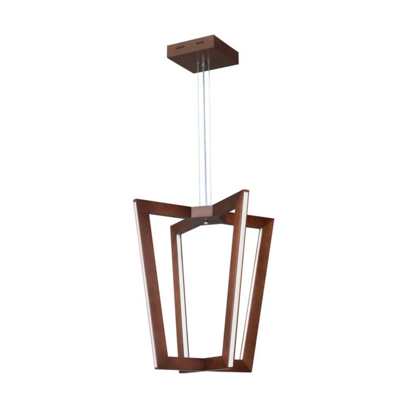 Drewniana Lampa Wisząca SPOT Light 8xLED 57W Drewno Bukowe Orzechowe FSC, Polski Producent, 1 szt.