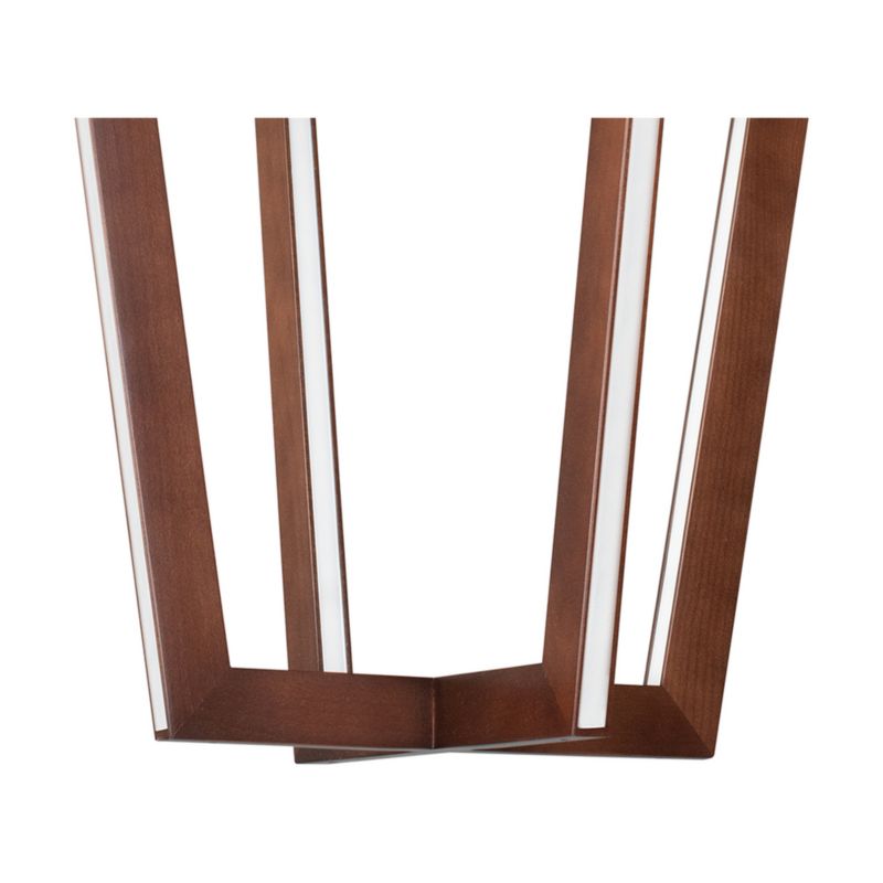 Drewniana Lampa Wisząca SPOT Light 8xLED 57W Drewno Bukowe Orzechowe FSC, Polski Producent, 1 szt.