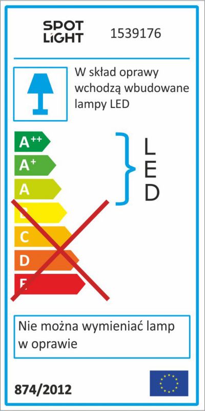 Drewniana Lampa Wisząca SPOT Light 8xLED 57W Drewno Bukowe Orzechowe FSC, Polski Producent, 1 szt.