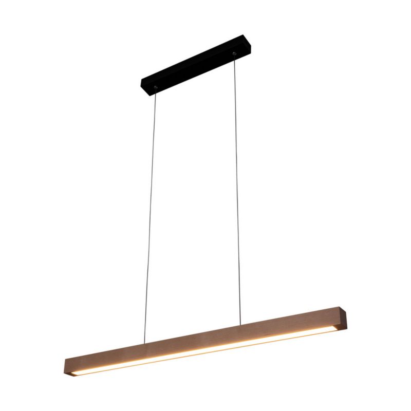 Drewniana Lampa Wisząca SPOT Light Smal 2xLED 28.5W Naturalna Brzoza FSC, Ściemniacz Dotykowy, 1 szt.