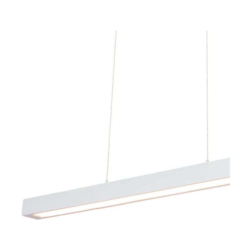 Drewniana Lampa Wisząca SPOT Lightl 2xLED 22.5W Drewno Bukowe Białe FSC, Ściemniacz Dotykowy, 1 szt.