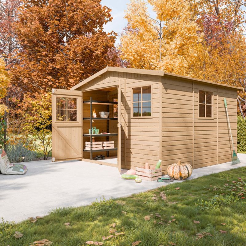 Drewniana szopa ogrodowa Timbela M335 9 m² deski 17 mm 1 szt.