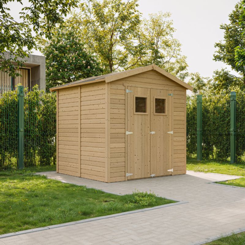 Drewniana szopa ogrodowa Timbela M351 4 m² szopa z oknami 1 szt.