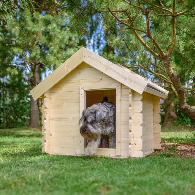 Drewniany domek dla psa Timbela M401-1 H80x99x76 cm grubość deski 19 mm 1 szt.