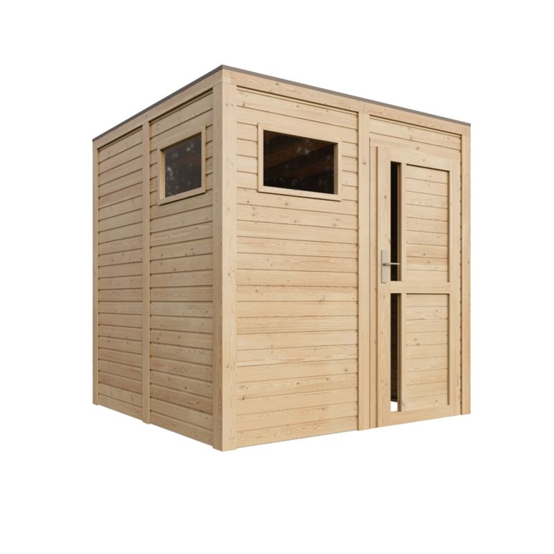 Drewniany domek narzedziowy 4,20 m² Timbela M325F1 drewno naturalne grubość deski 17 mm 1 szt.