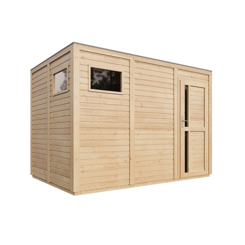 Drewniany domek narzedziowy 6,18 m² Timbela M326F1 drewno naturalne grubość deski 17 mm 1 szt.