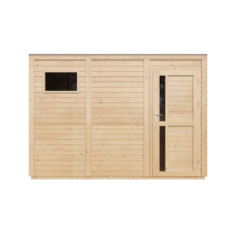 Drewniany domek narzedziowy 6,18 m² Timbela M326F1 drewno naturalne grubość deski 17 mm 1 szt.