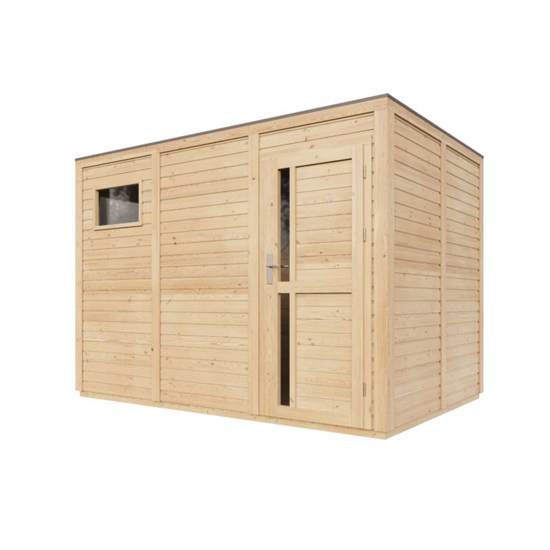 Drewniany domek narzedziowy 6,18 m² Timbela M326F1 drewno naturalne grubość deski 17 mm 1 szt.