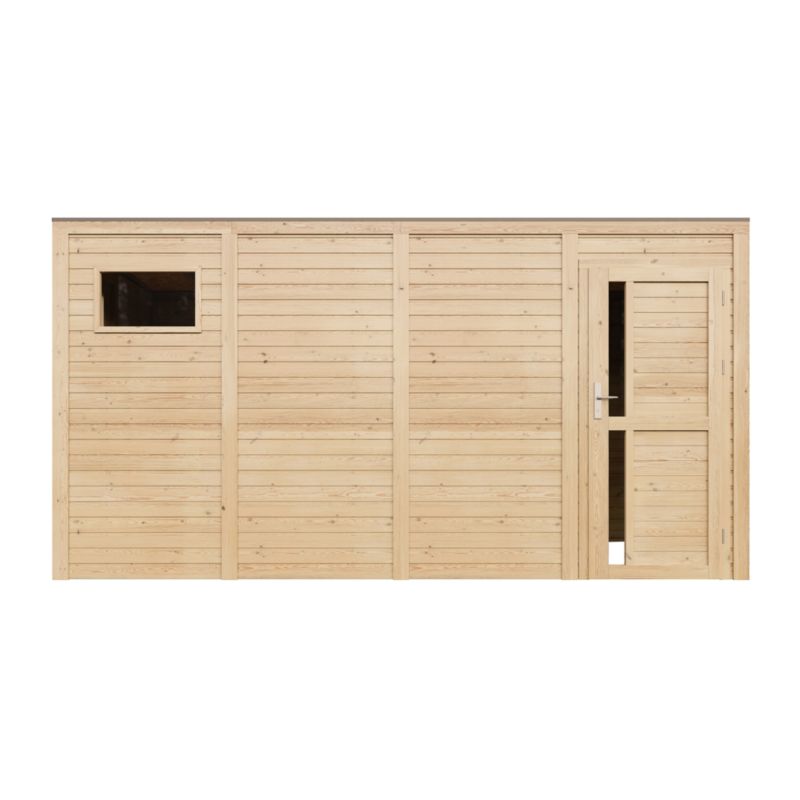 Drewniany domek narzedziowy 8,16 m² Timbela M327F1 drewno naturalne grubość deski 17 mm 1 szt.