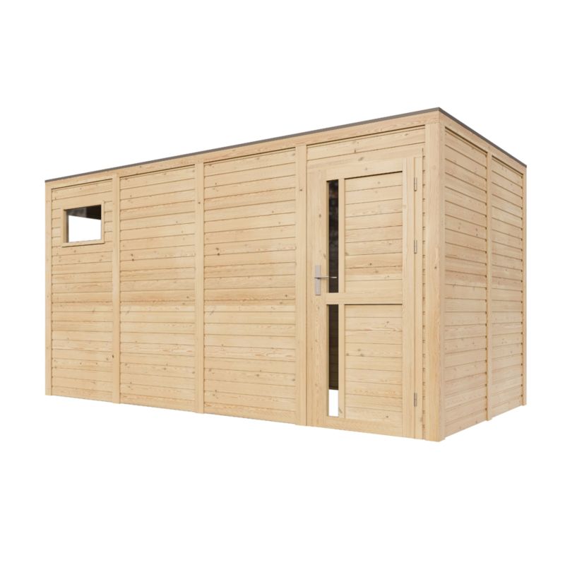 Drewniany domek narzedziowy 8,16 m² Timbela M327F1 drewno naturalne grubość deski 17 mm 1 szt.