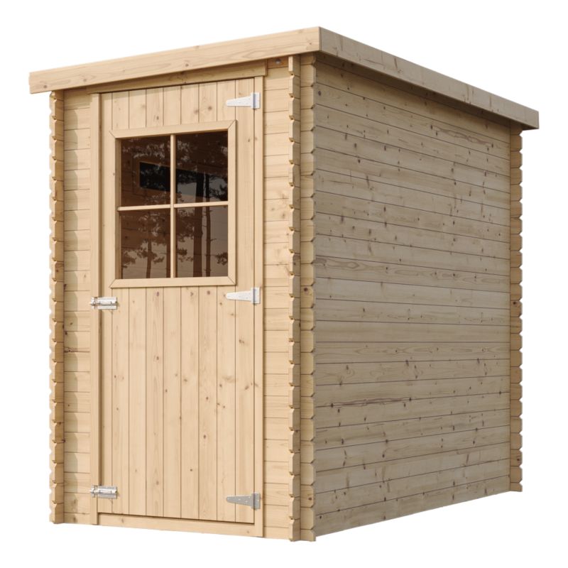 Drewniany domek ogrodowy i podłoga Timbela 2,63m² M306M306G - drewno naturalne, grubość deski 19 mm, 1 szt.