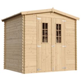 Drewniany domek ogrodowy i podłoga Timbela 4.33 m² M369CM369G drewno naturalne, grubość deski 19 mm, 1 szt.