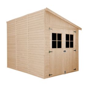 Drewniany domek ogrodowy i podłoga Timbela 6 m² M339AM339G Konstrukcja panelowa, drewno naturalne, grubość deski 17 mm, 1 szt.