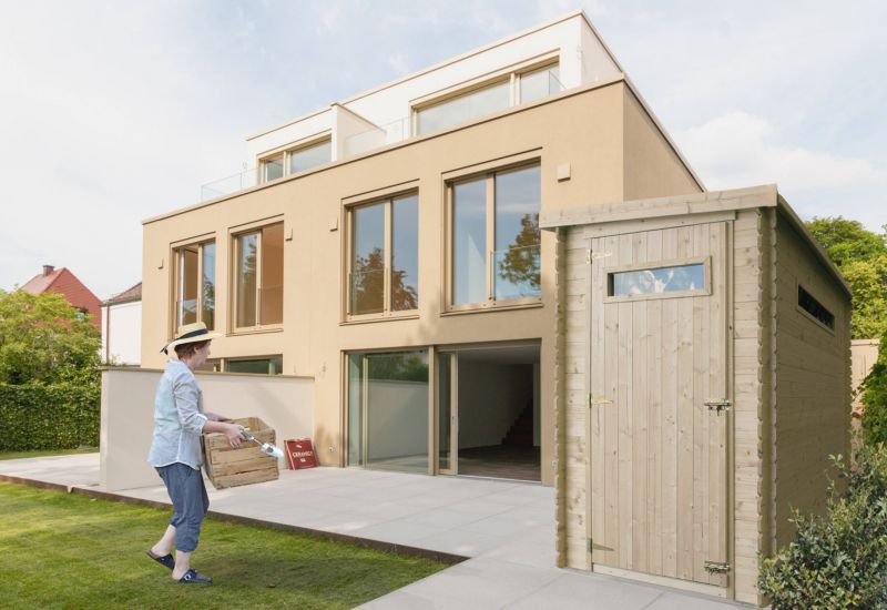 Drewniany domek ogrodowy i podłoga Timbela M306AM306G 2.63 m² drewno naturalne grubość deski 19 mm 1 szt.