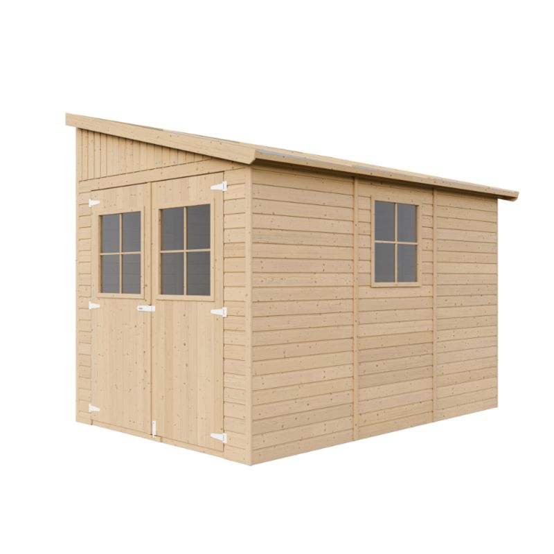 Drewniany domek ogrodowy i podłoga Timbela M339AM339G 6 m² konstrukcja panelowa drewno naturalne grubość deski 17 mm 1 szt.